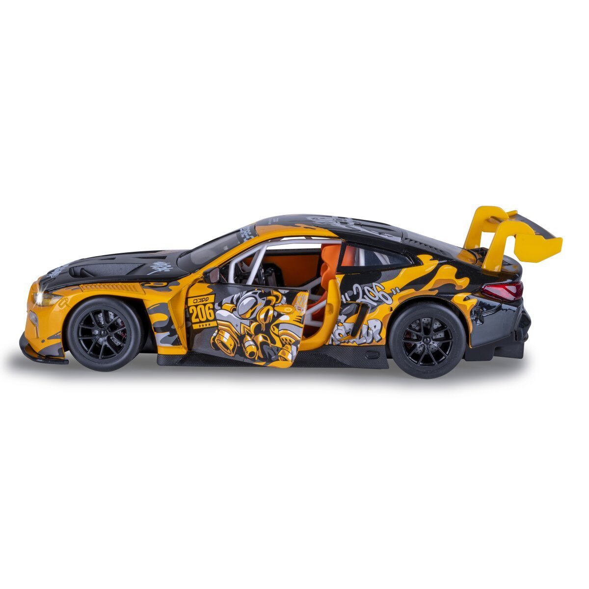 JAMARA BMW M4 GT3 Diecast 1:24 gelb inkl. Knopfzellen ab 3 Jahren JAMARA BMW M4 GT3 Diecast 1:24 gelb inkl. Knopfzellen ab 3 Jahren