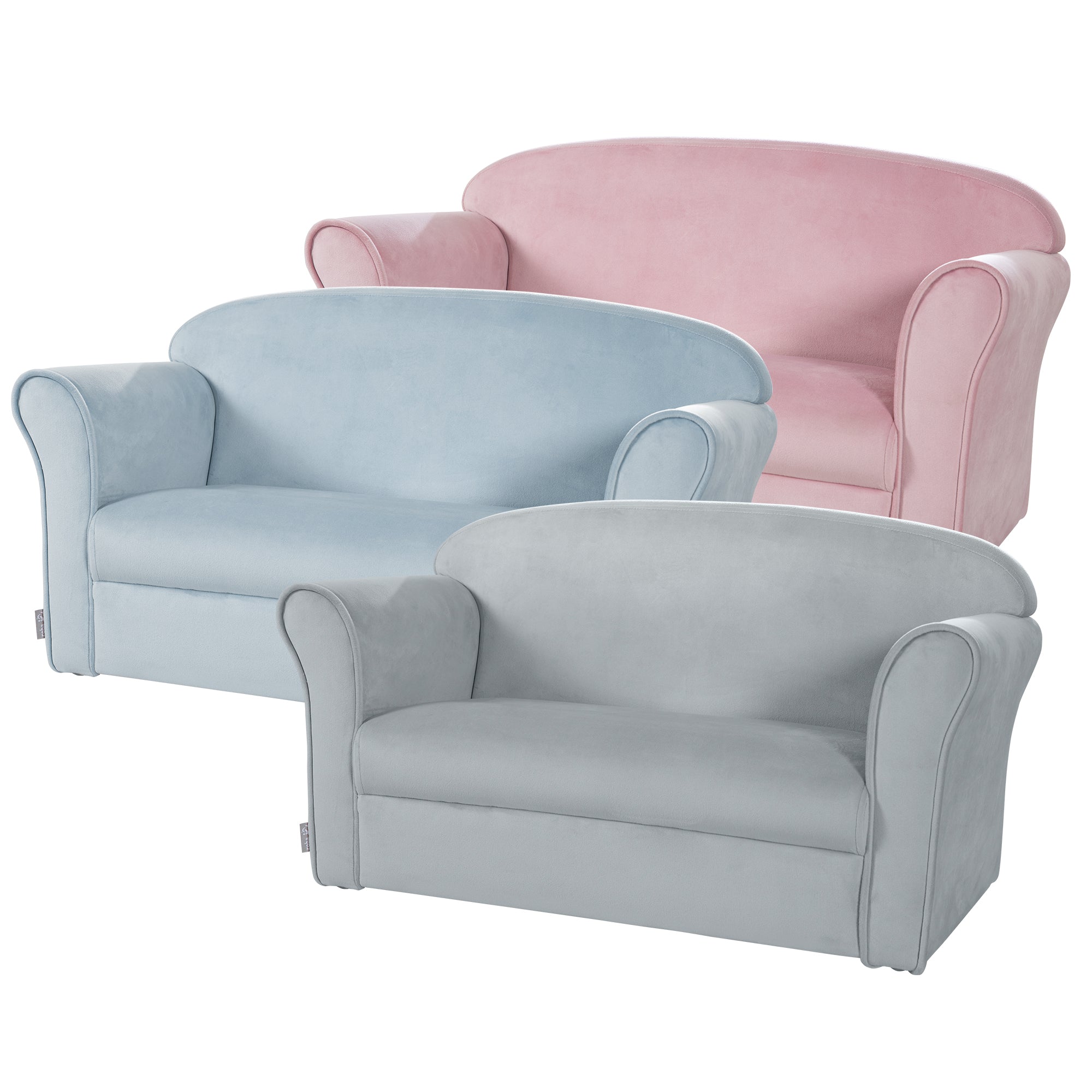 Roba 450111GA Kindersofa grau – Spielmöbel - Bild 8 Roba 450111GA Kindersofa grau – Spielmöbel - Produktbild 8