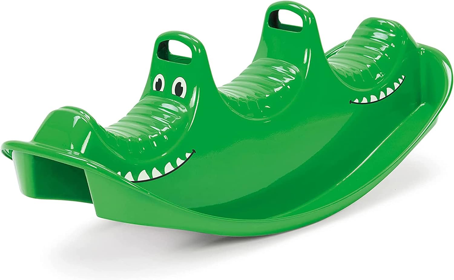 Dantoy 6721 Kinderschaukel KrokodilWippe für 1-3 Kinder, L: 101 cm