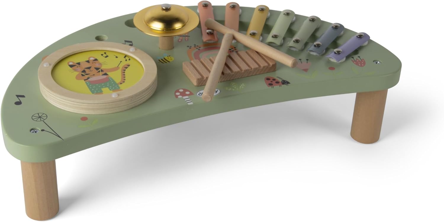 Dantoy 4776 Musikstation - Holzspielset in Geschenkbox, 3-teilig