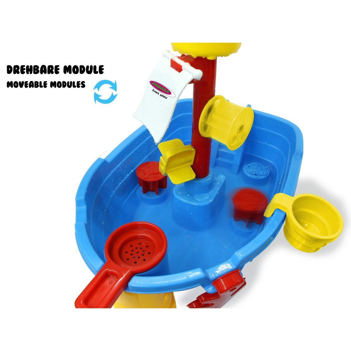 JAMARA Sand- und Wasserspieltisch Pirat Jack 21 Teile ab 24 Monaten JAMARA Sand- und Wasserspieltisch Pirat Jack 21 Teile ab 24 Monaten