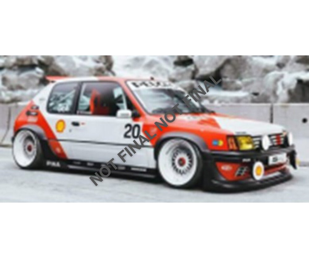 Solido 1:18 Peugeot 205 GTI weiß/rot #20