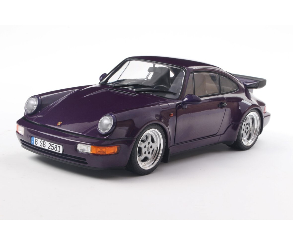 Solido 1:18 Porsche 911 (964) Turbo blau