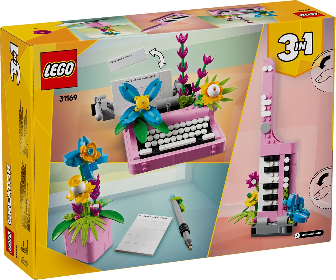 LEGO® Creator 31169 Schreibmaschine mit Blumen LEGO® Creator 31169 Schreibmaschine mit Blumen