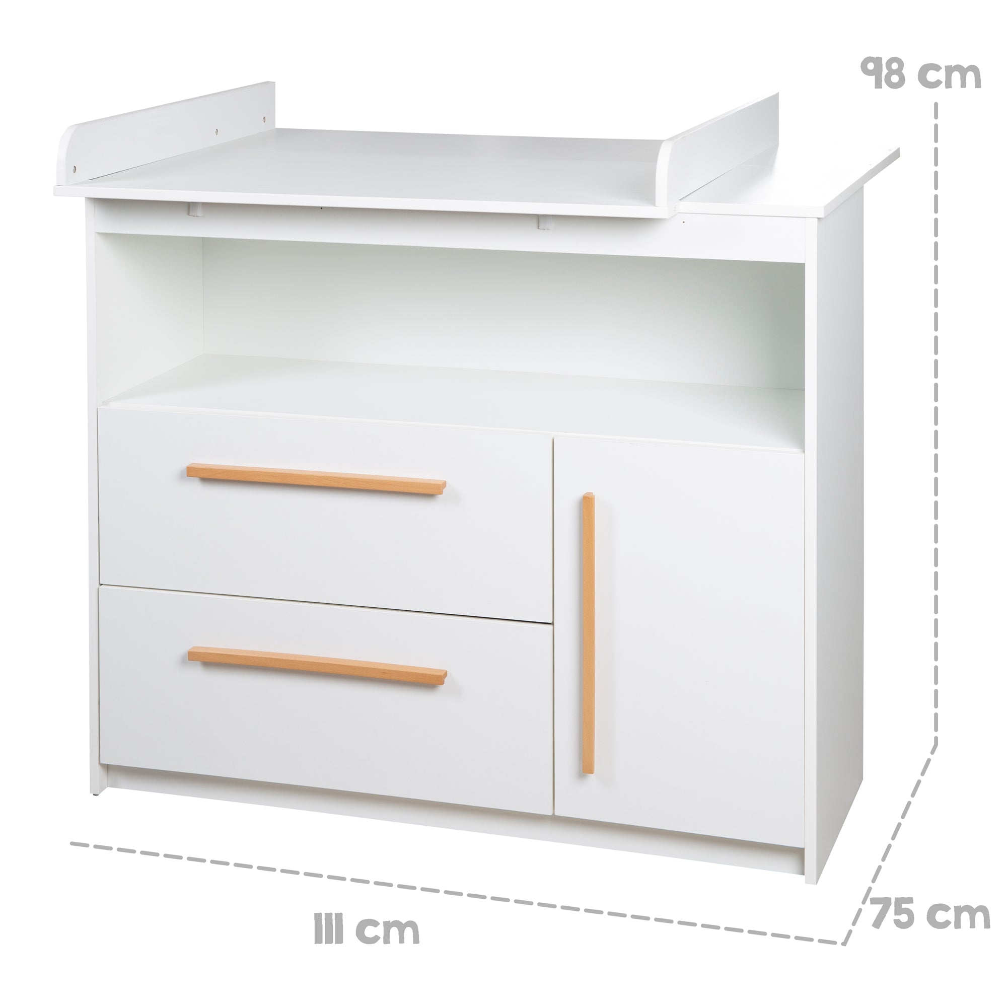 Roba 1731857 Wickelkommode breit Lilo weiß - Bild 6 Roba 1731857 Wickelkommode breit Lilo weiß - Produktbild 6