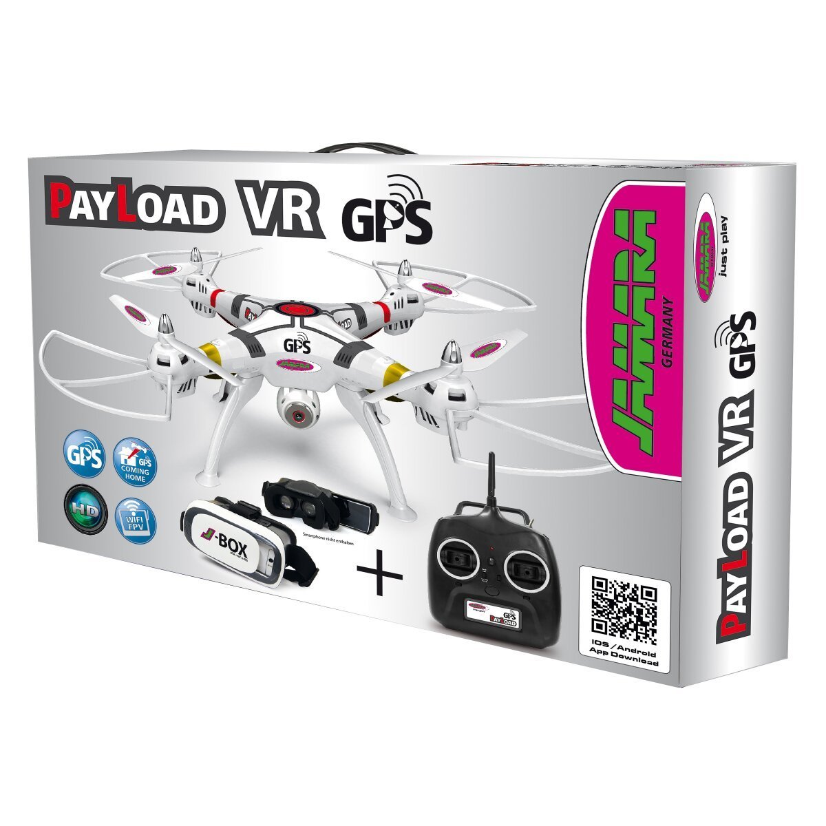 JAMARA Payload GPS VR Drone Altitude HD FPV Wifi Coming Home ab 14 Jahren JAMARA Payload GPS VR Drone Altitude HD FPV Wifi Coming Home ab 14 Jahren