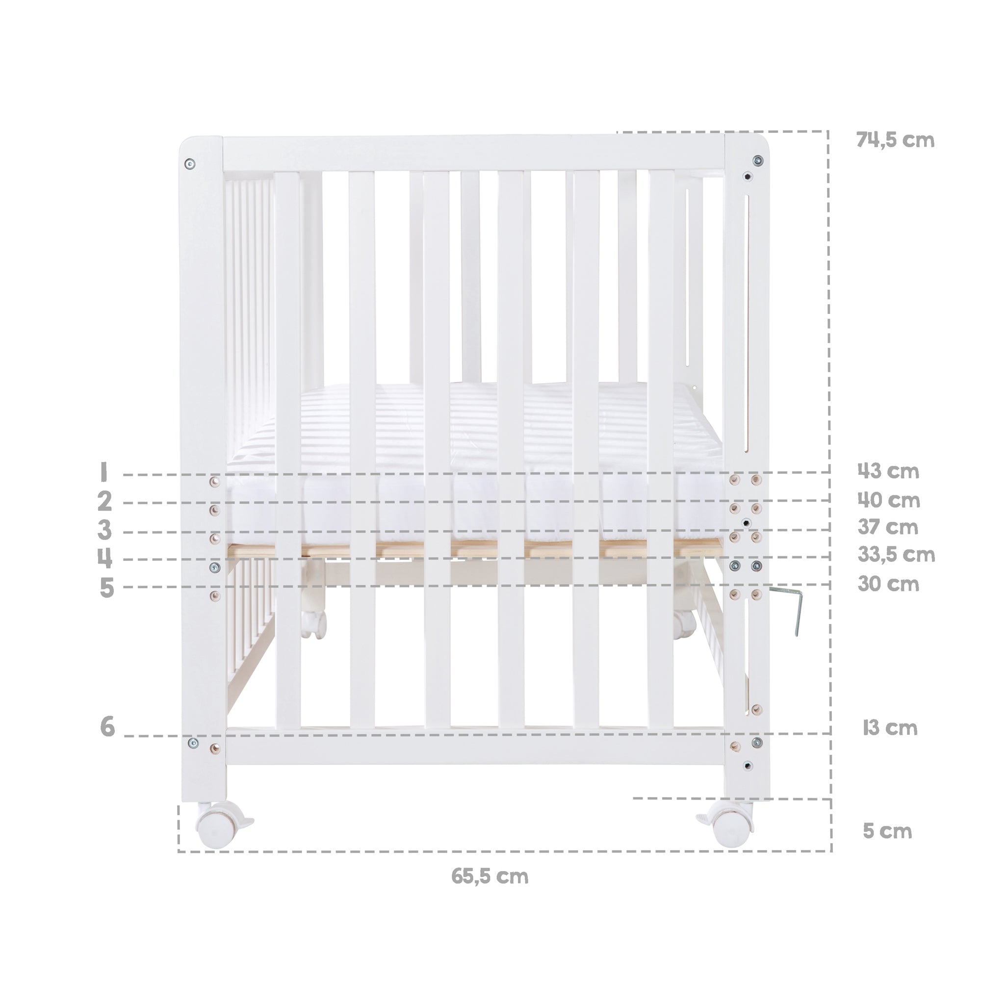Roba 162003NLV145M Room Bed, 60x120 cm Jumbo twins grau natur lackiert - Bild 9 Roba 162003NLV145M Room Bed, 60x120 cm Jumbo twins grau natur lackiert - Produktbild 9