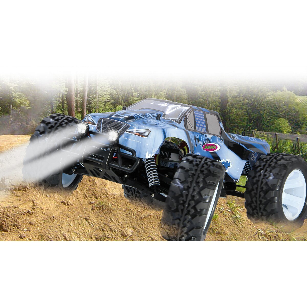 JAMARA Tiger Ice Monstertruck 4WD 1:10 NiMh 2,4GHz mit LED ab 14 Jahren JAMARA Tiger Ice Monstertruck 4WD 1:10 NiMh 2,4GHz mit LED ab 14 Jahren