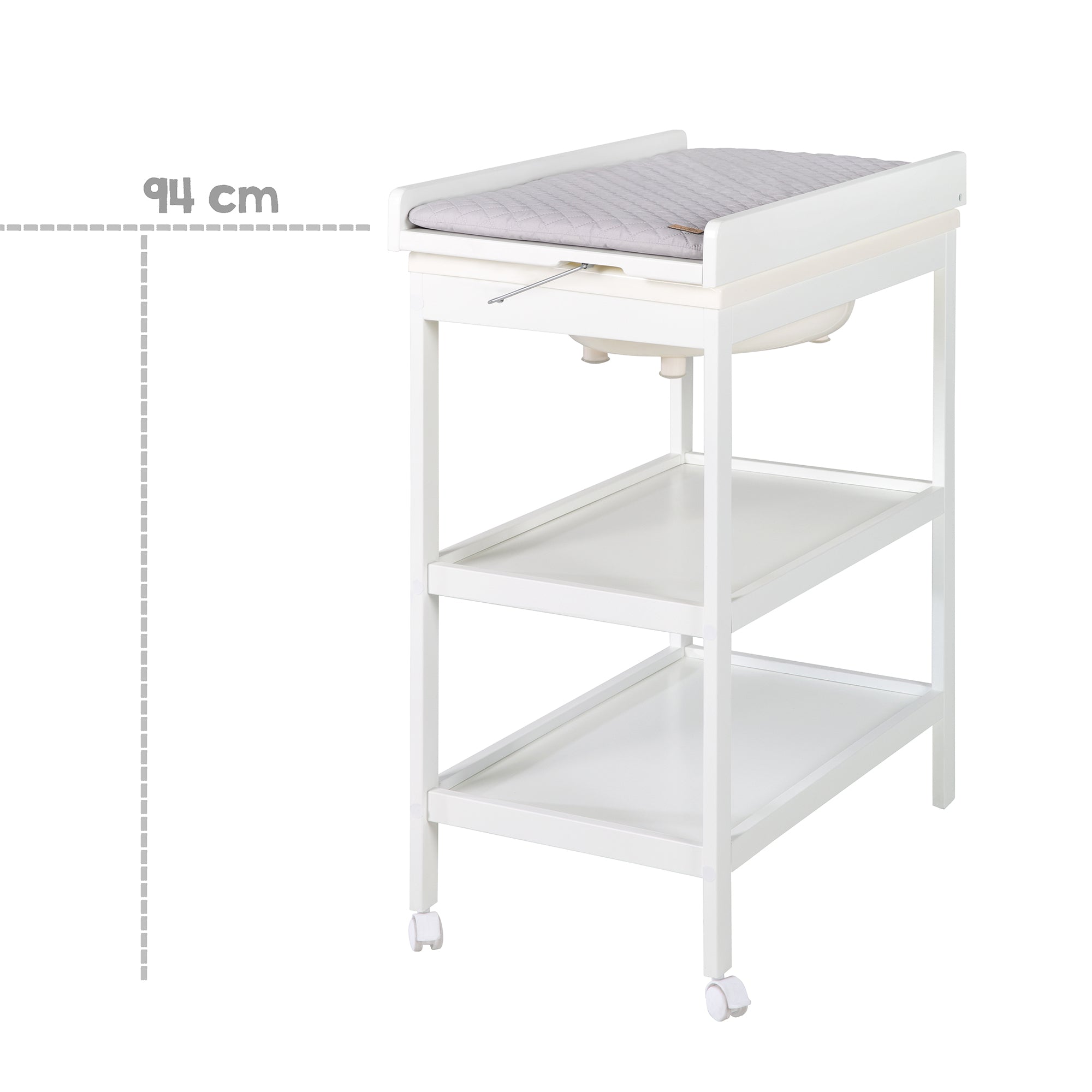 Roba 212061WEV230 Bade-Wickel-Kombination +Wickelauflage weiß – Wickeln & Baden - Produktbild 10