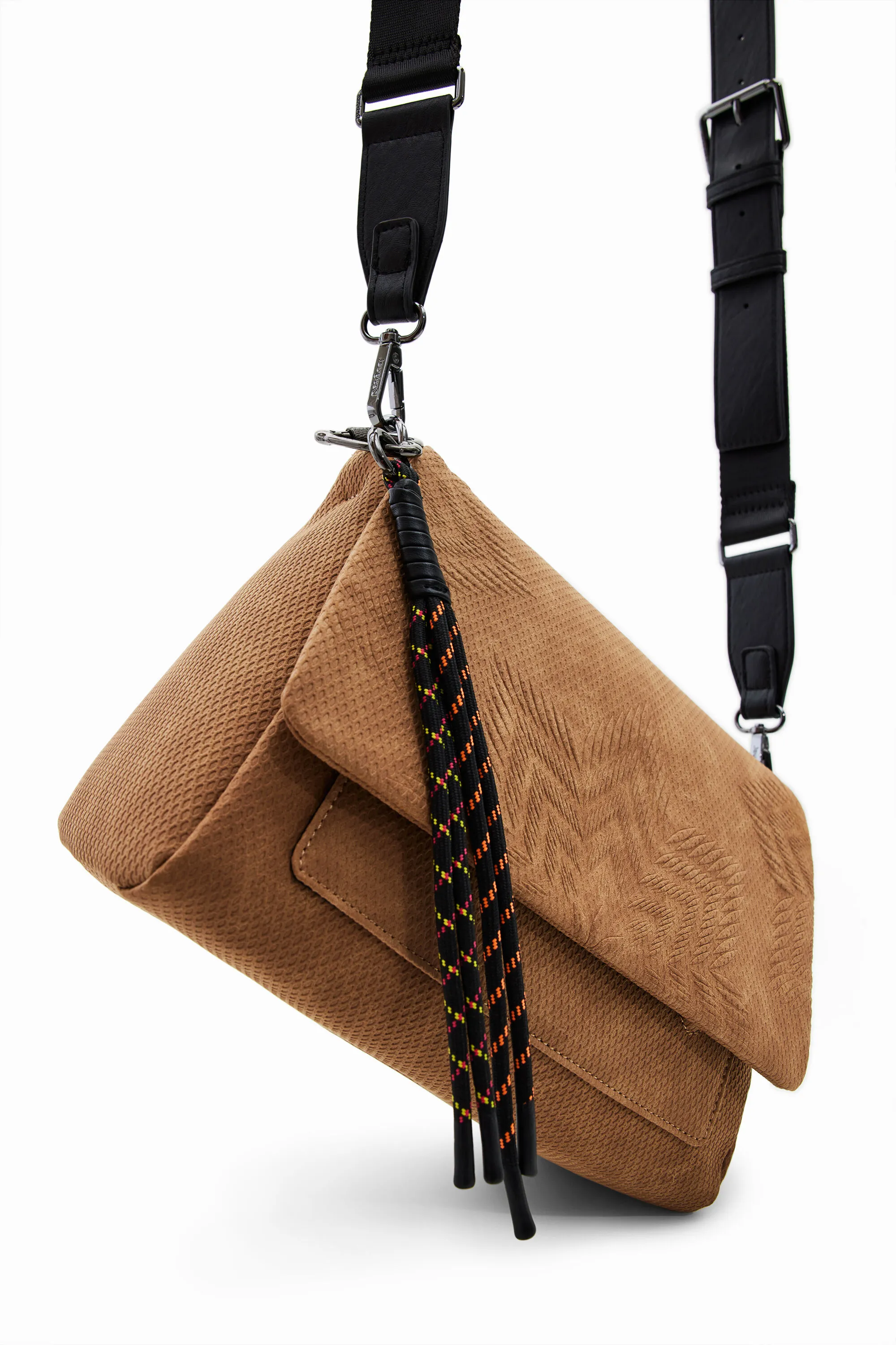 Desigual Damen Handtasche 22WAXP99 - Braun Kunstleder