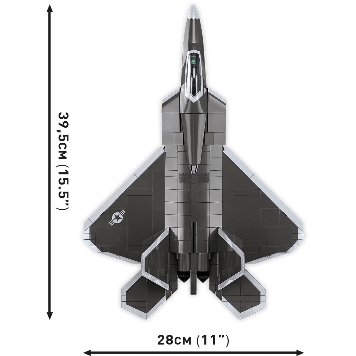 COBI 5855 - Lockheed® F-22® RAPTOR® SCALE 1:48 - Bild 8