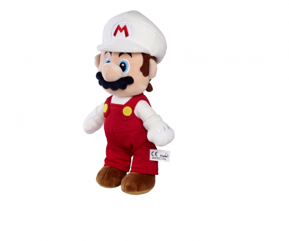 Super Mario Feuer Mario Plüsch, 30cm 109231535