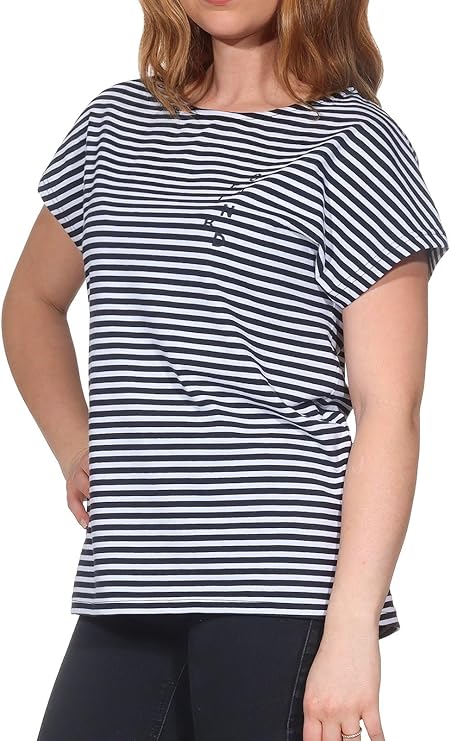 Elbsand 70691/0003 T-SHIRT, SELMA, DUNKELBLAU/WEIß ELB 70691/0003 Elbsand 70691/0003 T-SHIRT, SELMA, DUNKELBLAU/WEIß von Elbsand bei Conquest. Artikel ELB 70691/0003.
