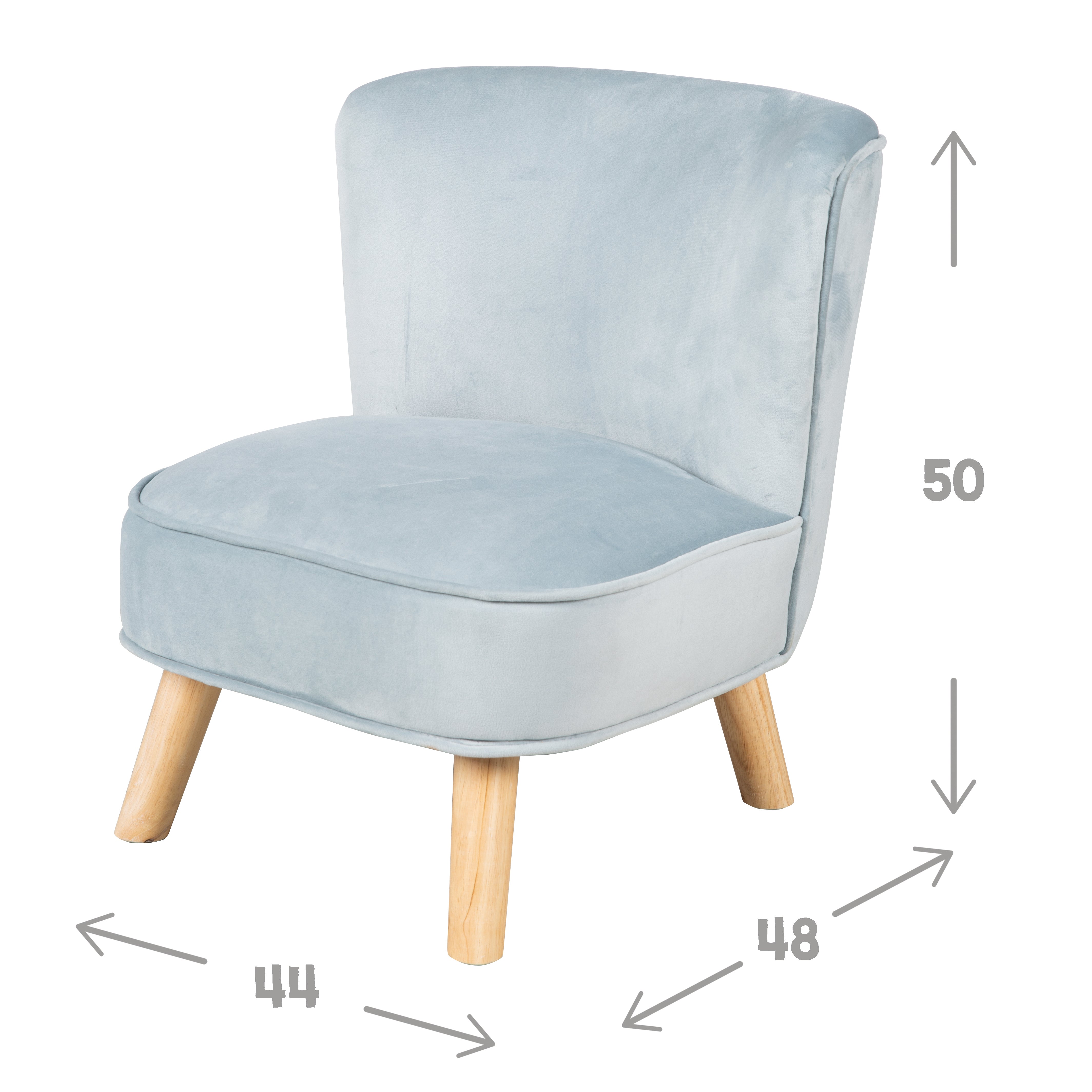 Roba 450120SY Kindersessel hell blau – Spielmöbel - Bild 4 Roba 450120SY Kindersessel hell blau – Spielmöbel - Produktbild 4