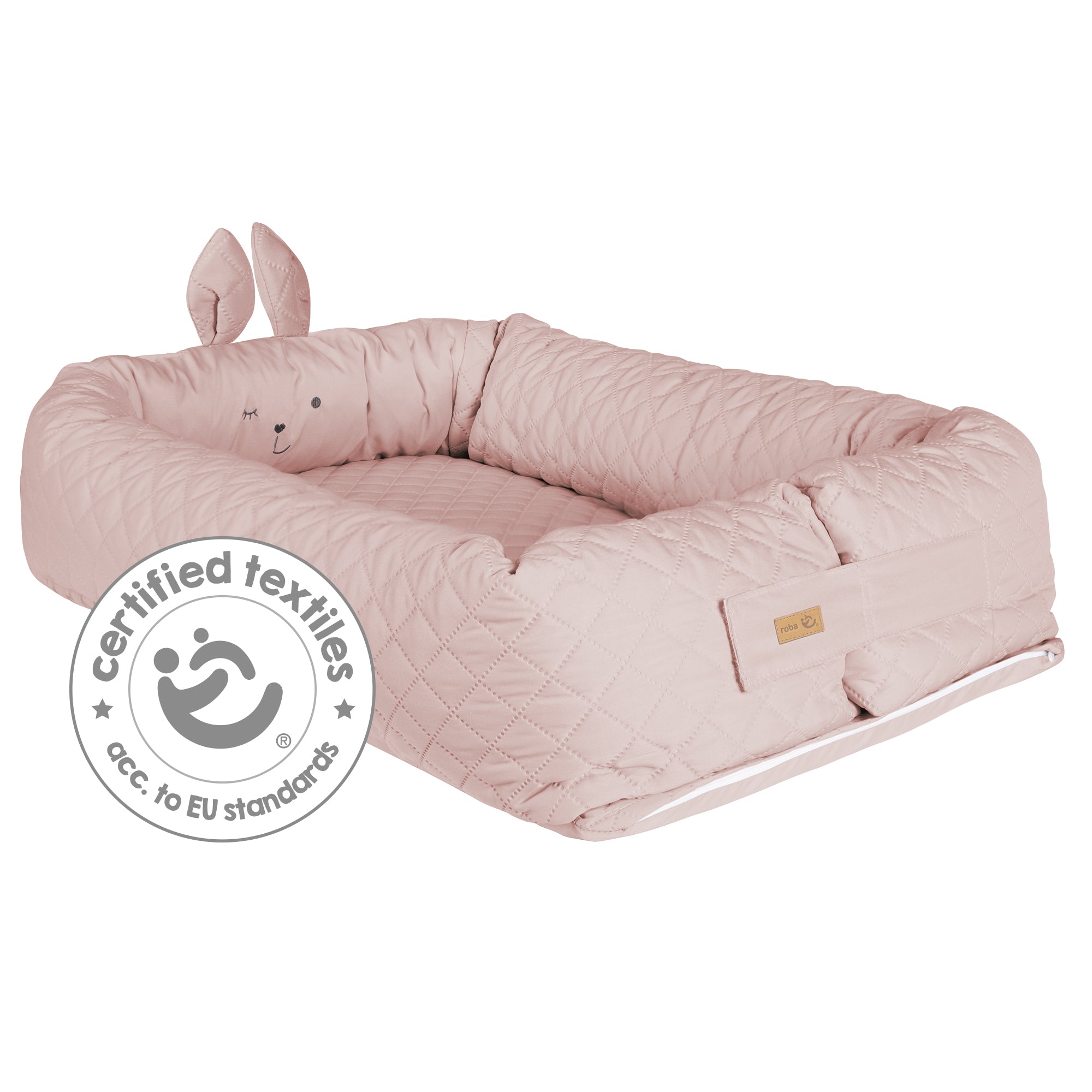 Roba 307100V229 Babylounge roba Style rosa – Babynester - Produktbild 6