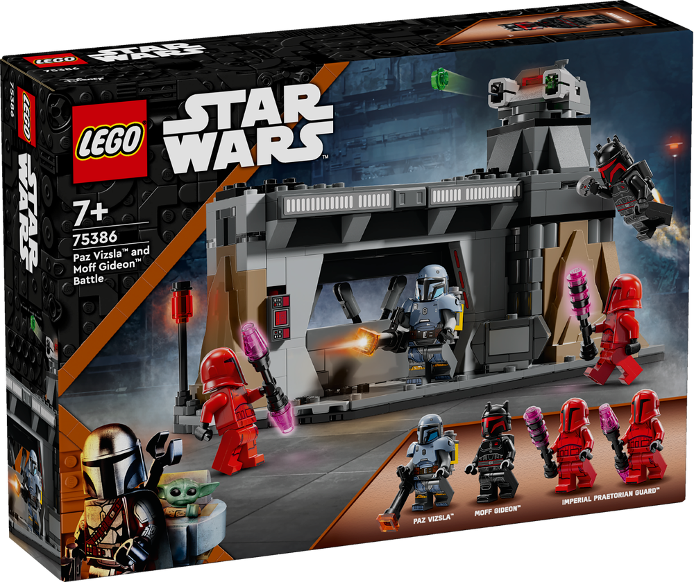 LEGO® Star Wars™ Duell zwischen Paz Vizsla™ und Moff Gideon™ 75386 Spielzeug, Person
