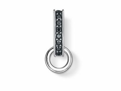 Thomas, Sabo, Anhänger, Charm-Club, Carrier, Schwarz, X0262-643-11, Silber, Zubehör, Diamant, Edelstein, Schmuck