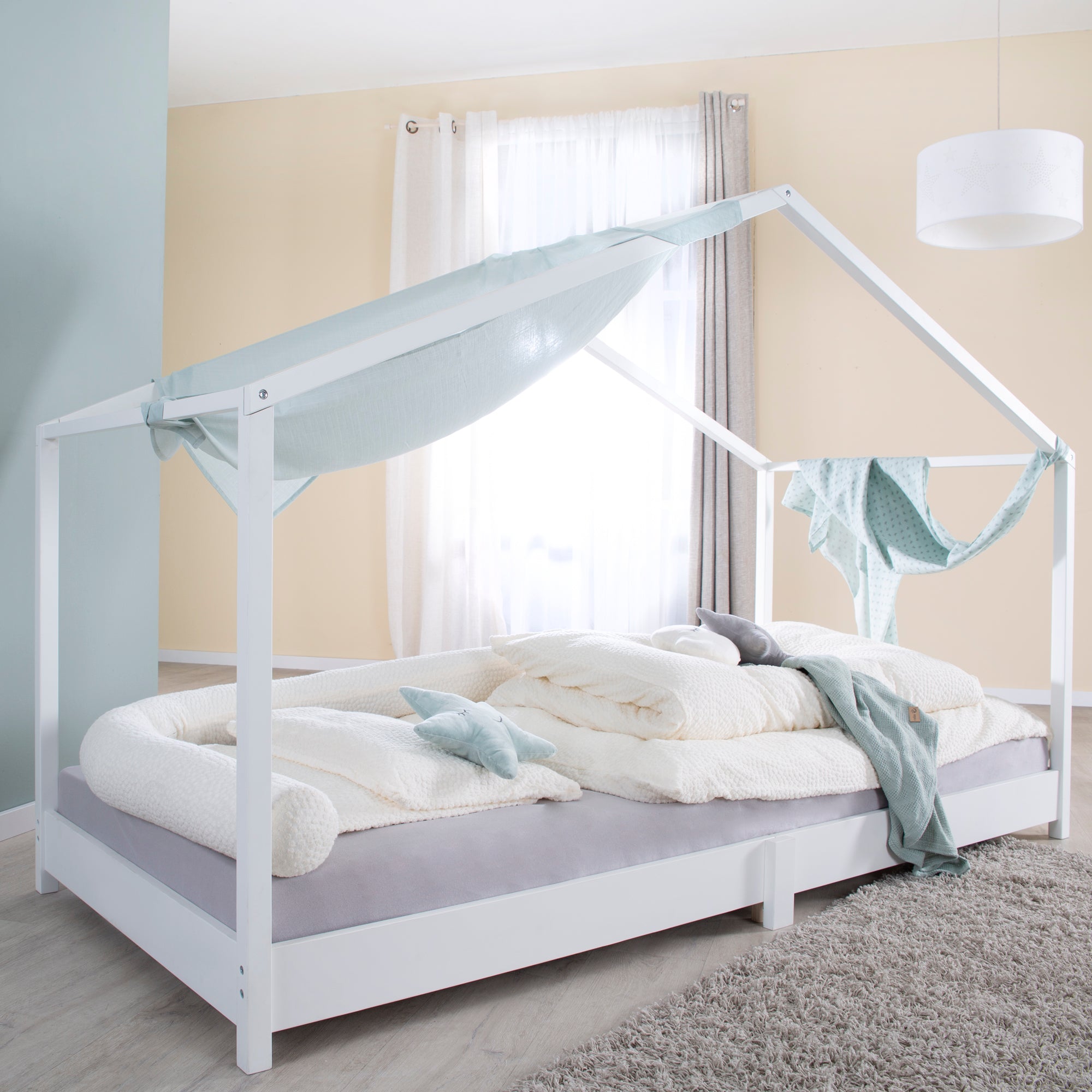 Roba 207025WE Hausbett Set weiß – Hausbetten - Produktbild 3