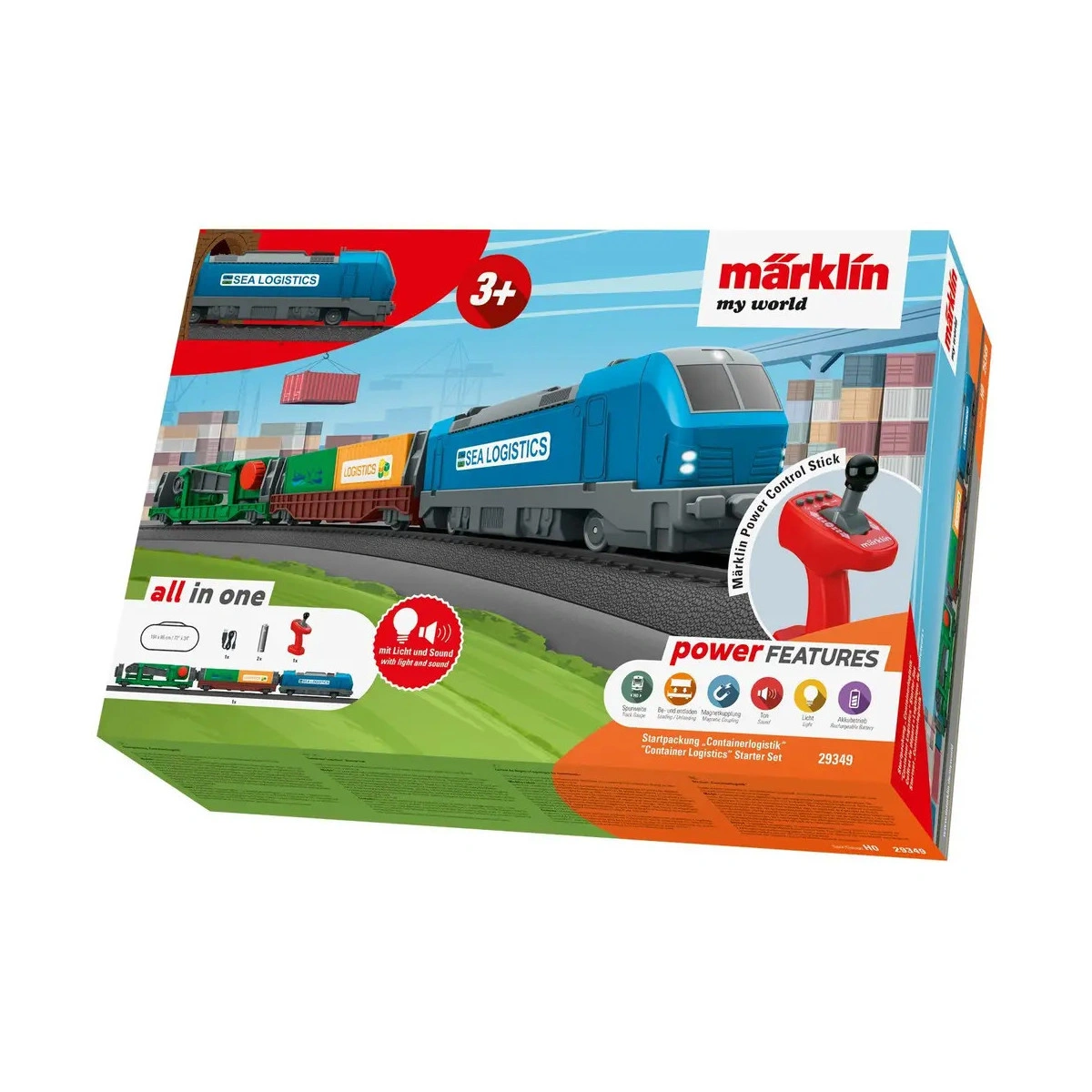 Märklin 29349 - H0 Märklin my world - Startpackung Containerlogistik Märklin 29349 - H0 Märklin my world - Startpackung Containerlogistik