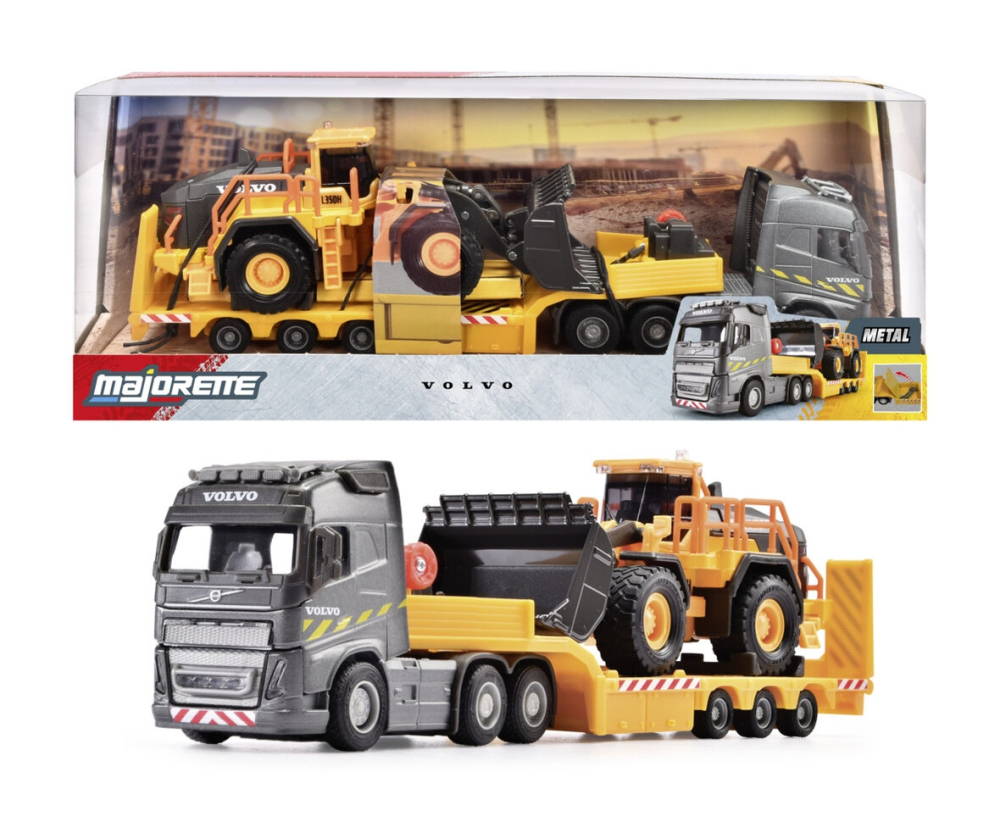Majorette Volvo FH16 Truck + Wheel Loader