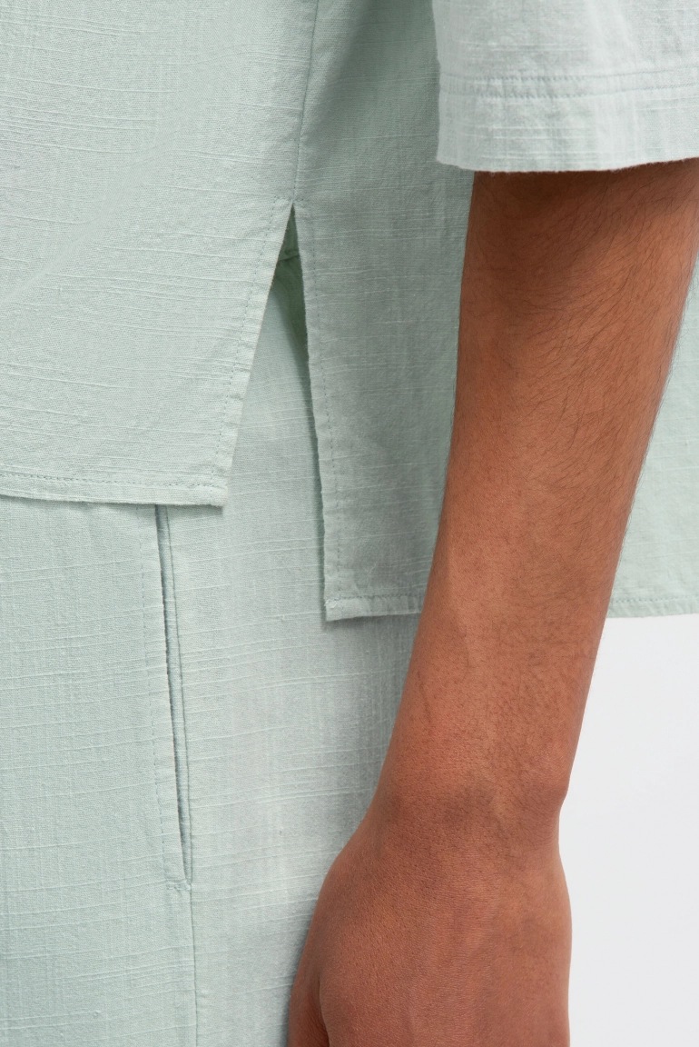 SENSES Kurzarm-Bluse B:EL Cropped pastel lime