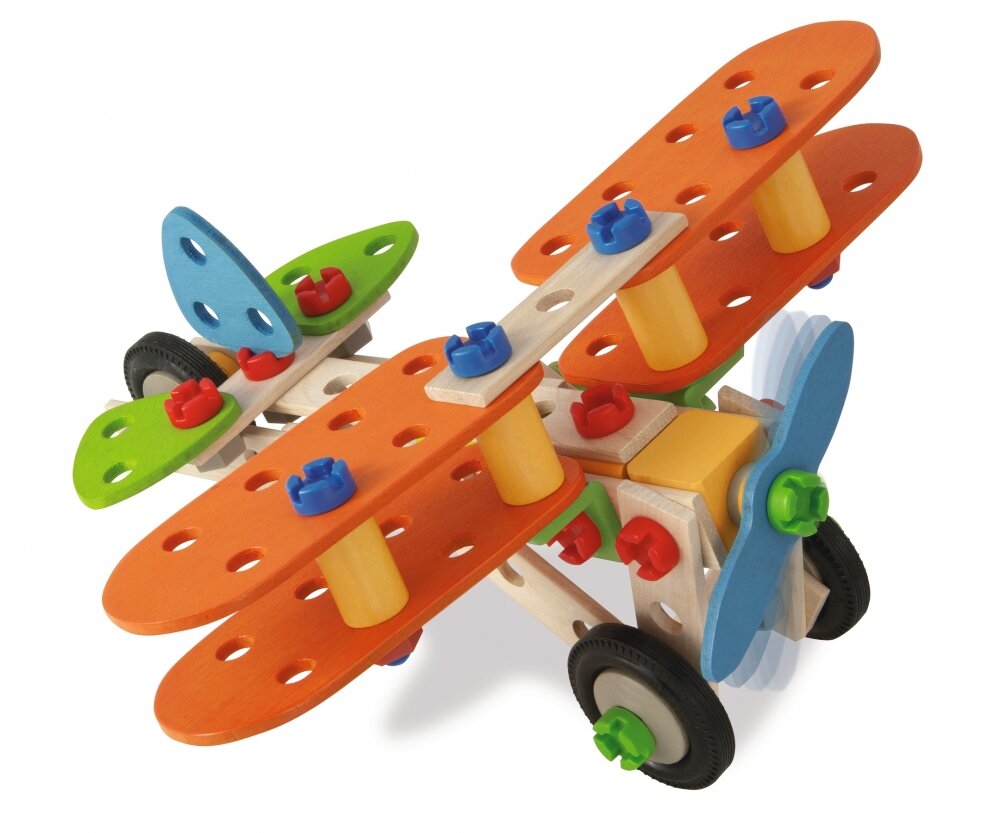 Eichhorn Constructor, Doppeldecker 100039031 Eichhorn, Constructor, Doppeldecker, 100039031, Spielzeug, Maschine, Rad