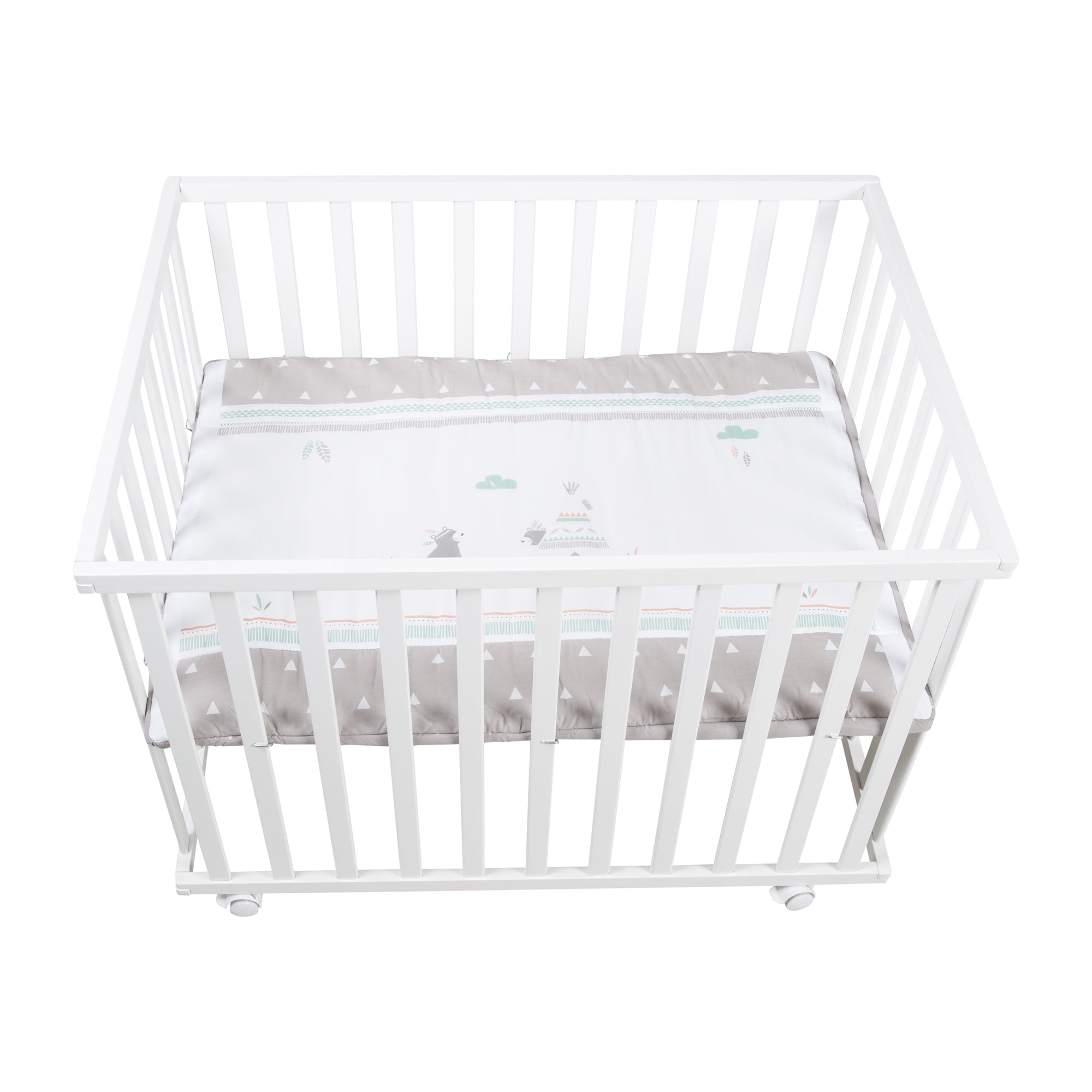 Roba 0241WES198A Laufgitter 100x75 cm Indibär weiß - Bild 3 Roba 0241WES198A Laufgitter 100x75 cm Indibär weiß - Produktbild 3
