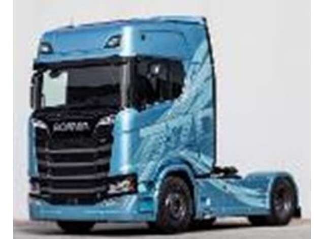 Solido_Scania_S770_Highline_Blau_01:24_421240201, Anhänger-LKW, Transport, Lastwagen, Fahrzeug, Umzugswagen