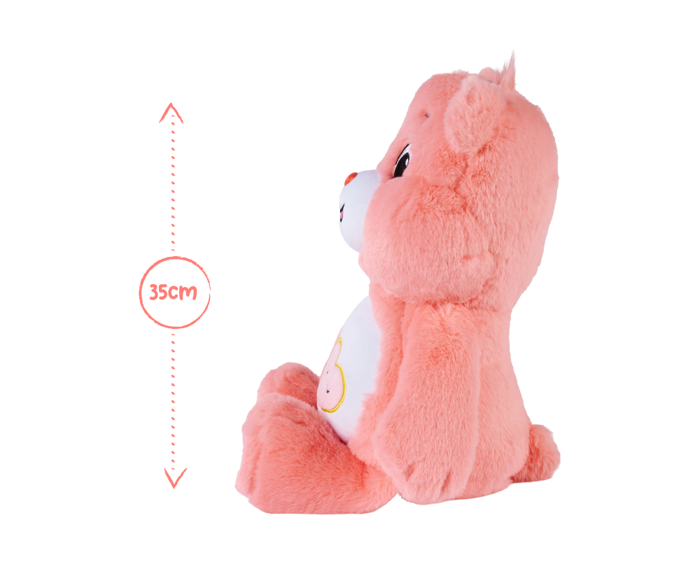Simba Care Bears - Love-A-Lot Bear, 35cm Simba Care Bears - Love-A-Lot Bear, 35cm