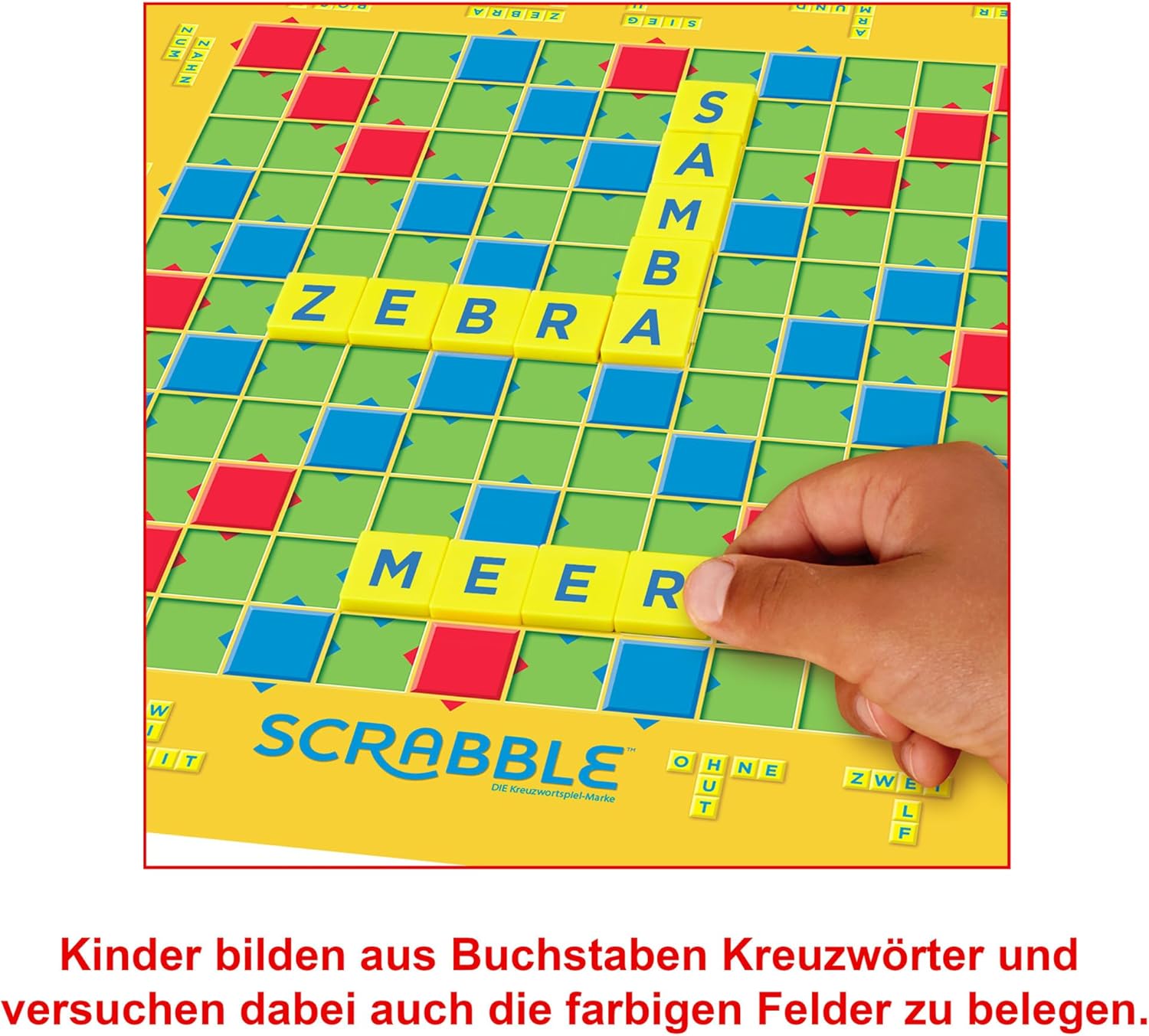 Scrabble Junior – Das Lernspiel für Kinder (Y9670)