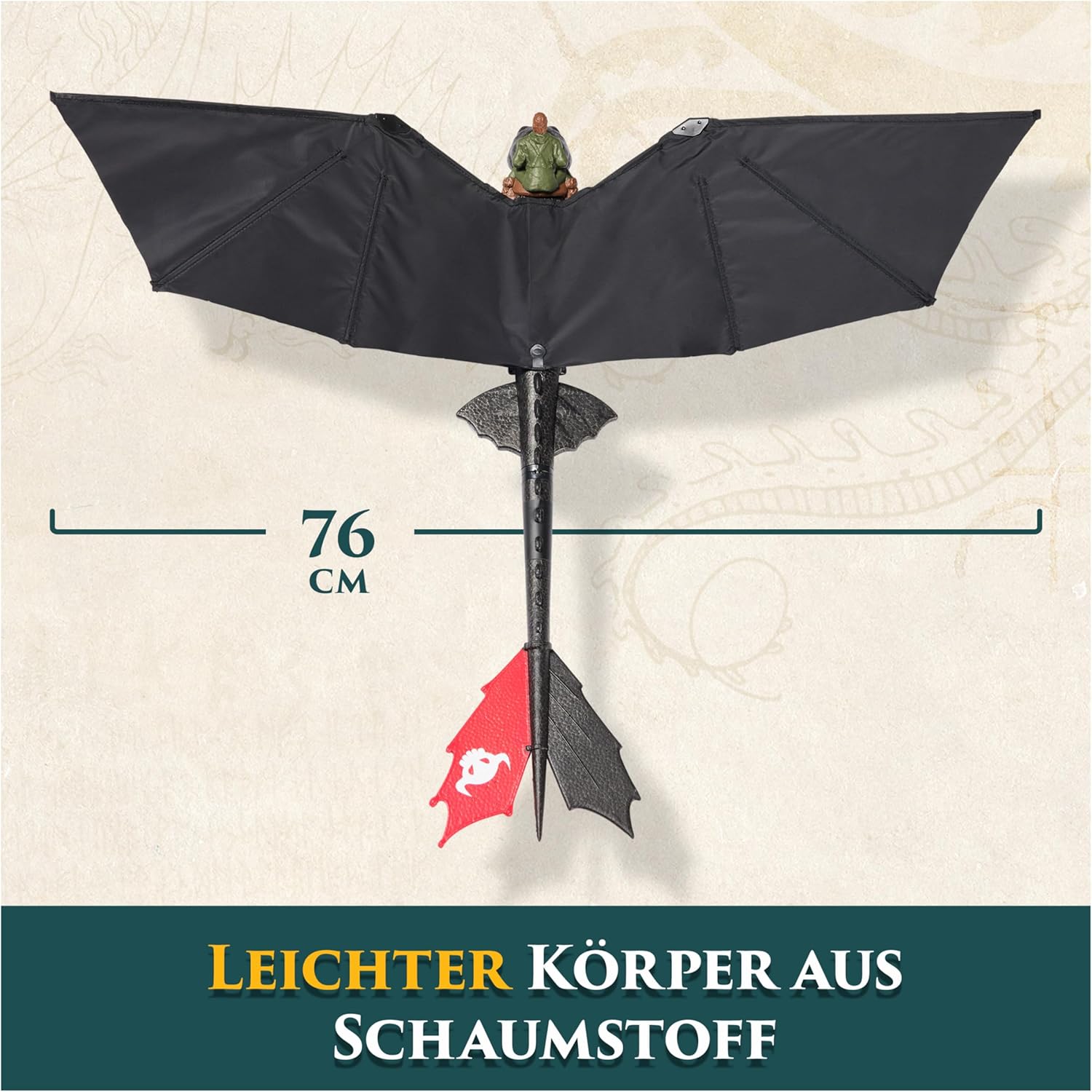 Dragons Movie - Fliegender Ohnezahn Person, Baldachin