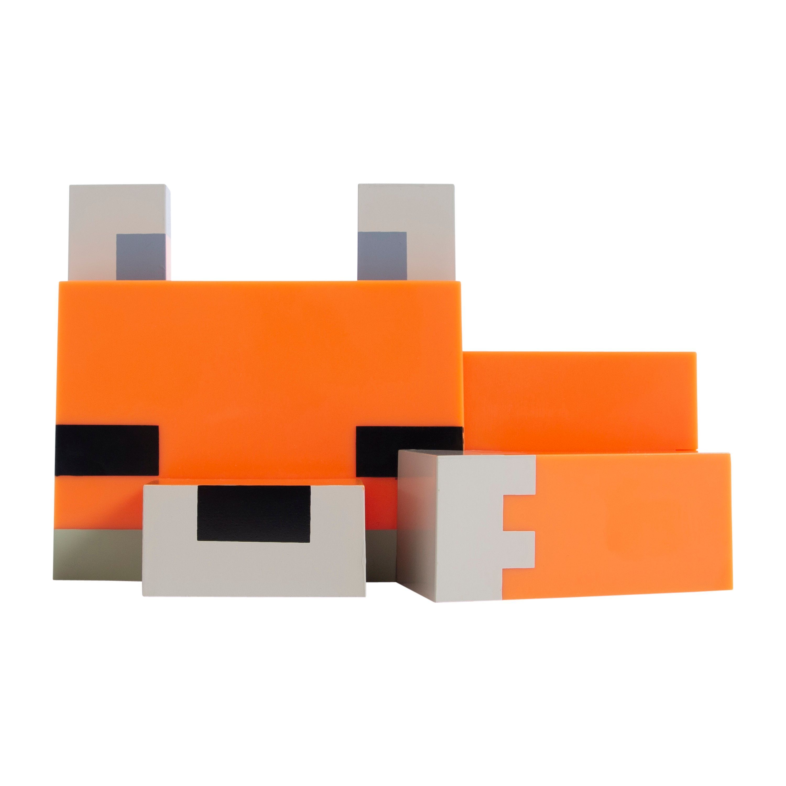 Roba 354135MC LED-Fuchsbaby 'Minecraft' - Schlafendes Nachtlicht mit Akku - Orange - Minecraft - LED-Licht - Produktbild 1