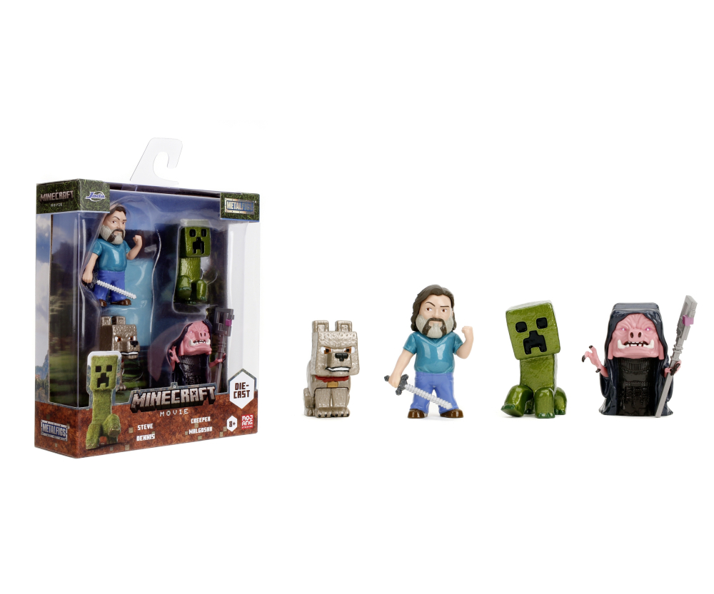 Jada Minecraft Movie 4-Pack 2,5" Figures