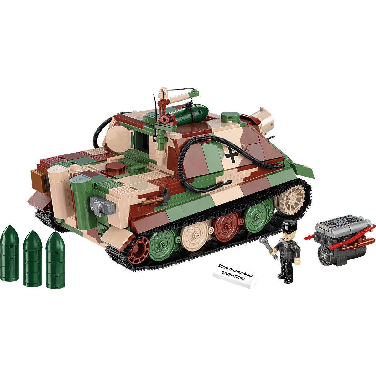 COBI 2585 - 38 CM Sturmmörser Sturmtiger - Bild 6 COBI 2585 - 38 CM Sturmmörser Sturmtiger - Bild 6