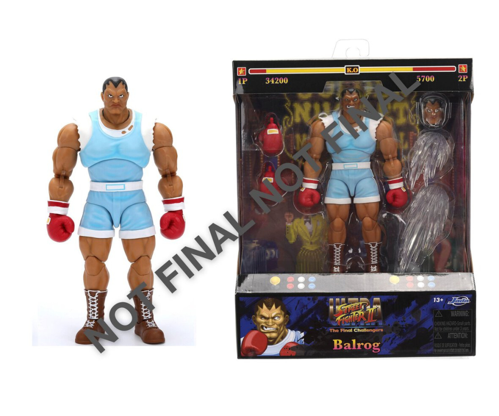 Jada Street Fighter II Balrog 6,8" Figure