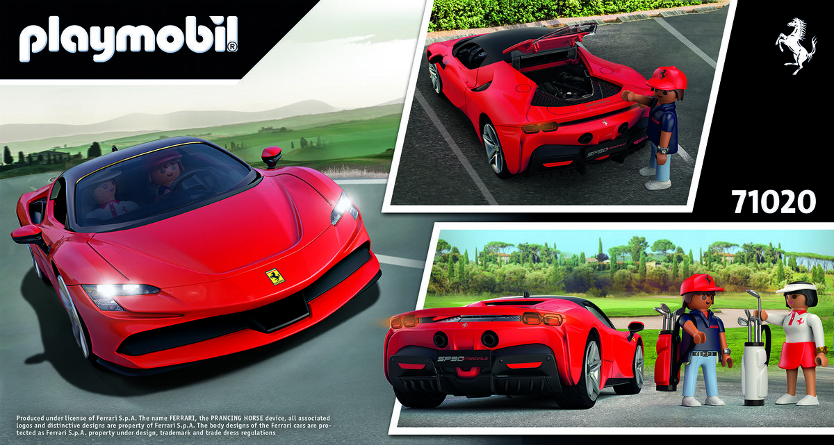 PLAYMOBIL 71020 Ferrari SF90 Stradale Auto, Coupé, Sportwagen, Rad, Sprach