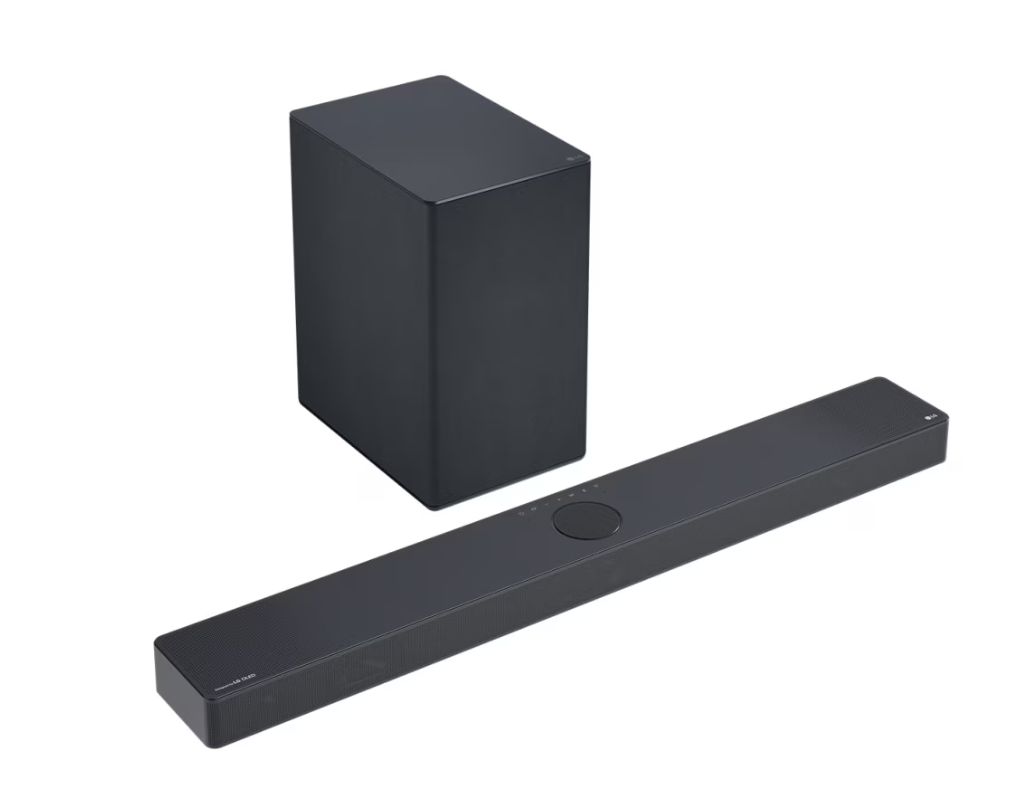 LG DSC9SDDEULLK 3.1.3 Dolby Atmos® Soundbar mit 400 Watt | kabelloser Subwoofer Keil