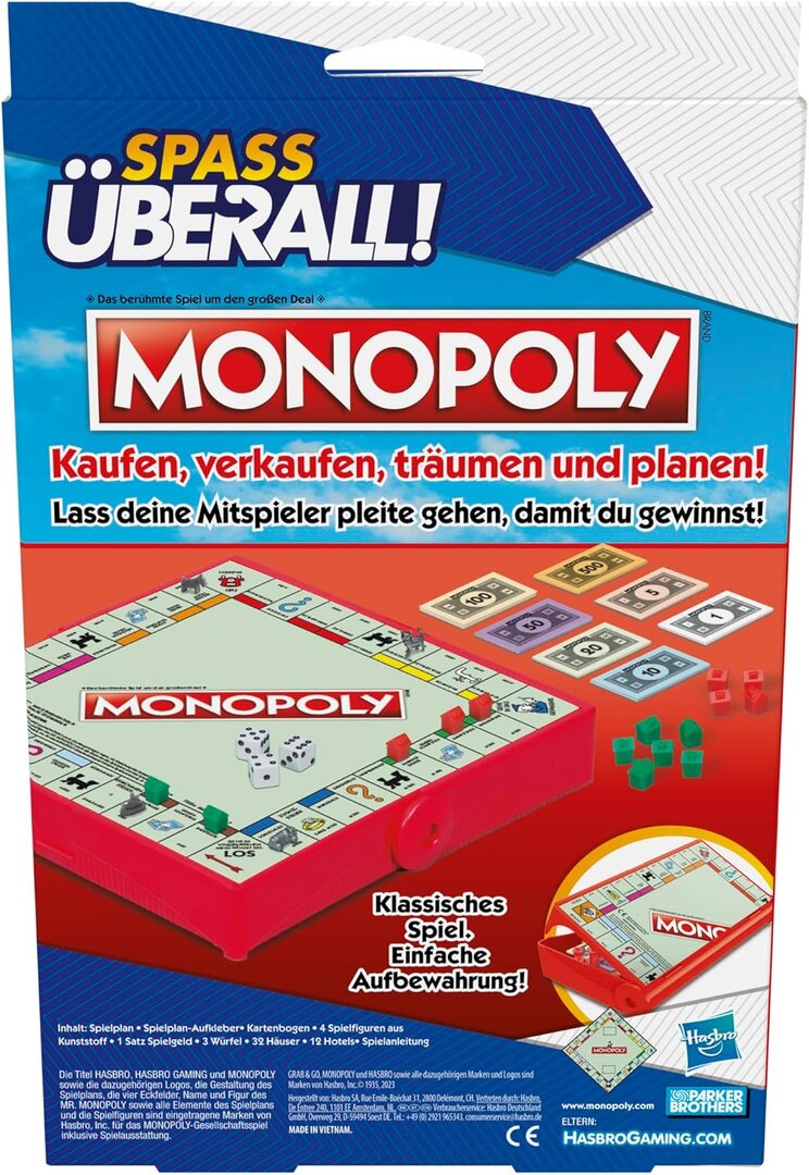 Monopoly Kompakt Werbung, Plakat