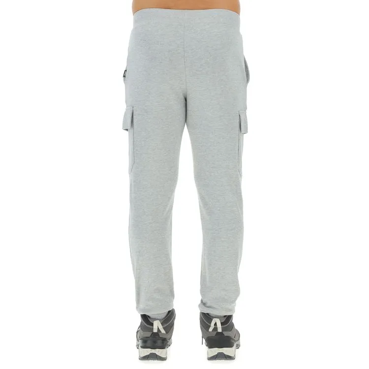 JEEP Herren Cargo-Jogginghose O102896GR - Graue Hose mit Jeep-Star-Print und Cargotaschen GR. XXL JEEP Herren Cargo-Jogginghose O102896GR - Graue Hose mit Jeep-Star-Print und Cargotaschen GR. XXL