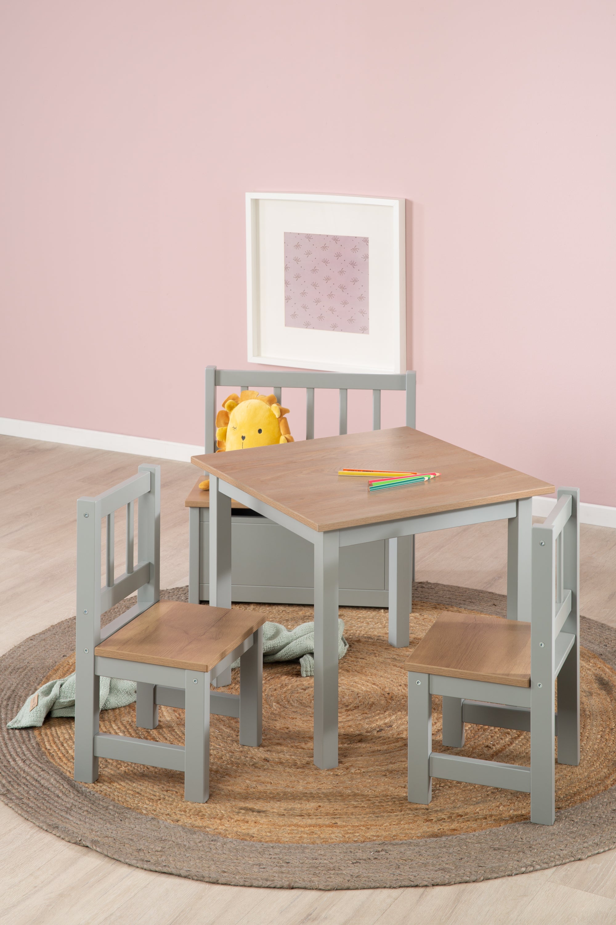 Roba 450040HTP Kindersitzgruppe holz taupe – Spielmöbel - Bild 17 Roba 450040HTP Kindersitzgruppe holz taupe – Spielmöbel - Produktbild 17