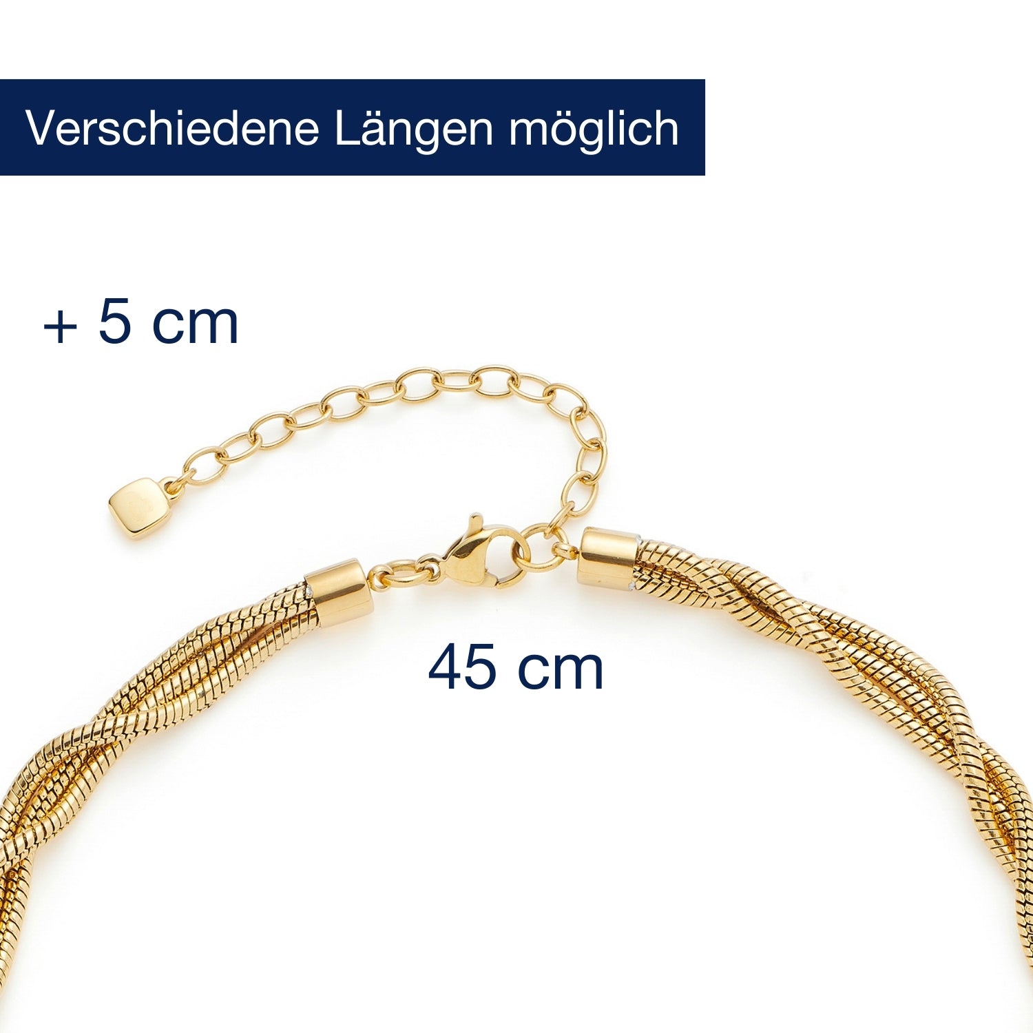 LeonardoHalskette 45 gold SUE