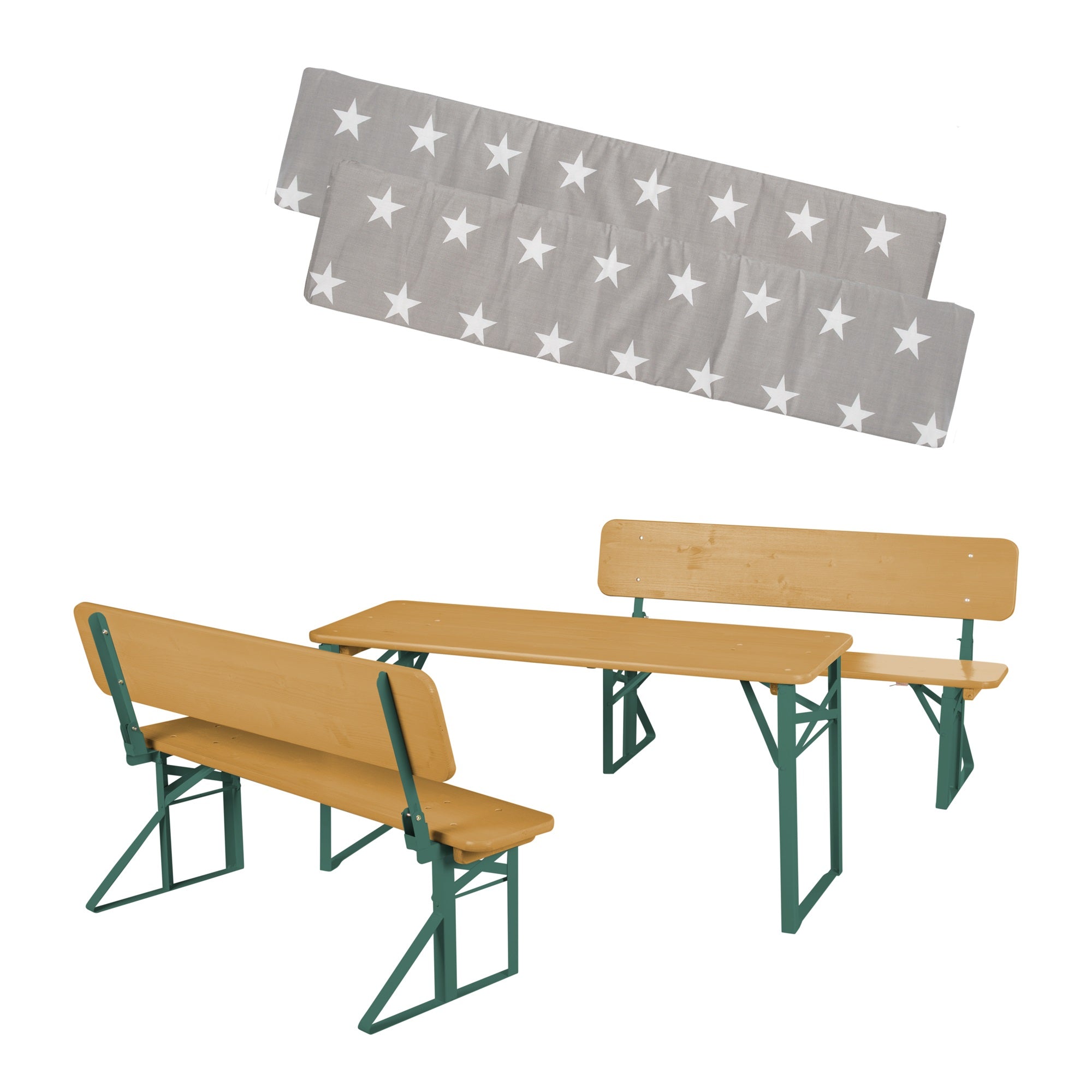 Roba 457009NA Kinderparty-Garnitur mit Lehne natur lackiert – Outdoor FSC - Bild 13 Roba 457009NA Kinderparty-Garnitur mit Lehne natur lackiert – Outdoor FSC - Produktbild 13