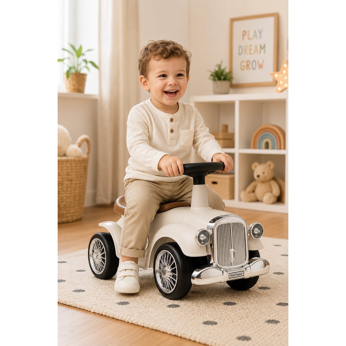 JAMARA Rutscher Classic Car weiß ab 12 Monaten JAMARA Rutscher Classic Car weiß ab 12 Monaten