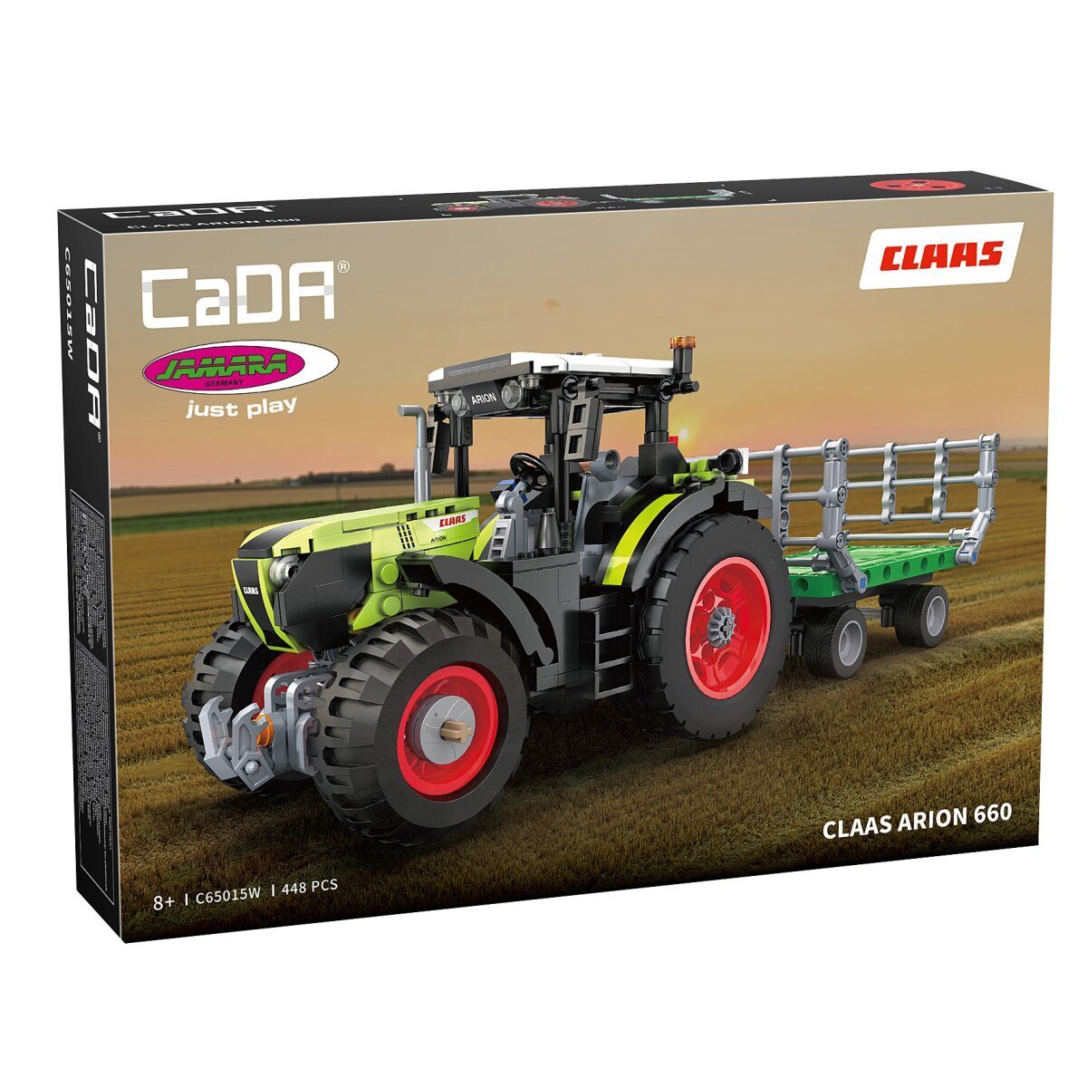 JAMARA CaDA Claas Arion 660 1:24 Bricks ab 8 Jahren JAMARA CaDA Claas Arion 660 1:24 Bricks ab 8 Jahren