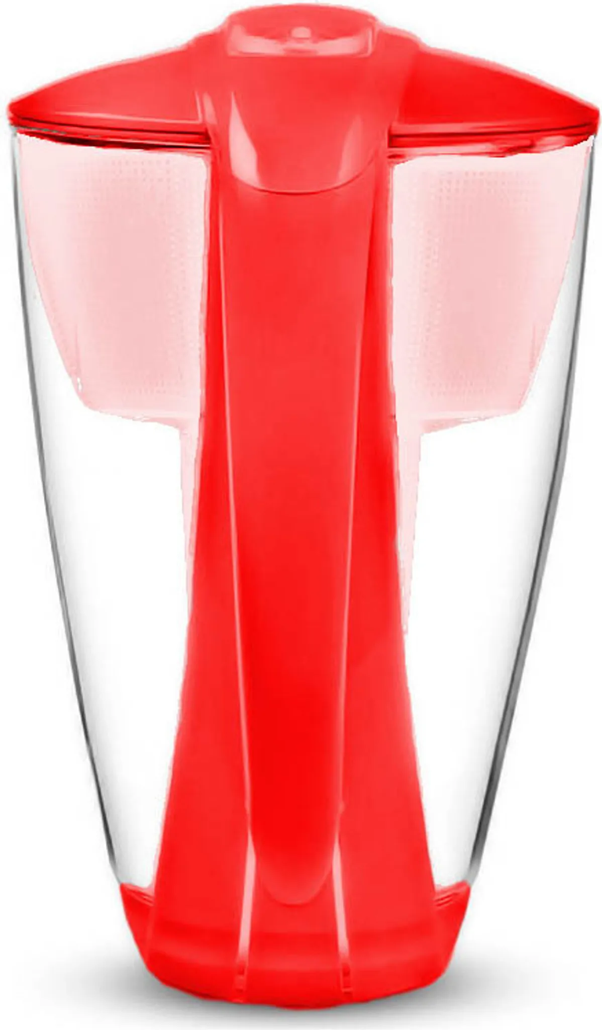 PEARLCO 235019 Glas-Wasserfilter inkl. 1 Kartusche Rot