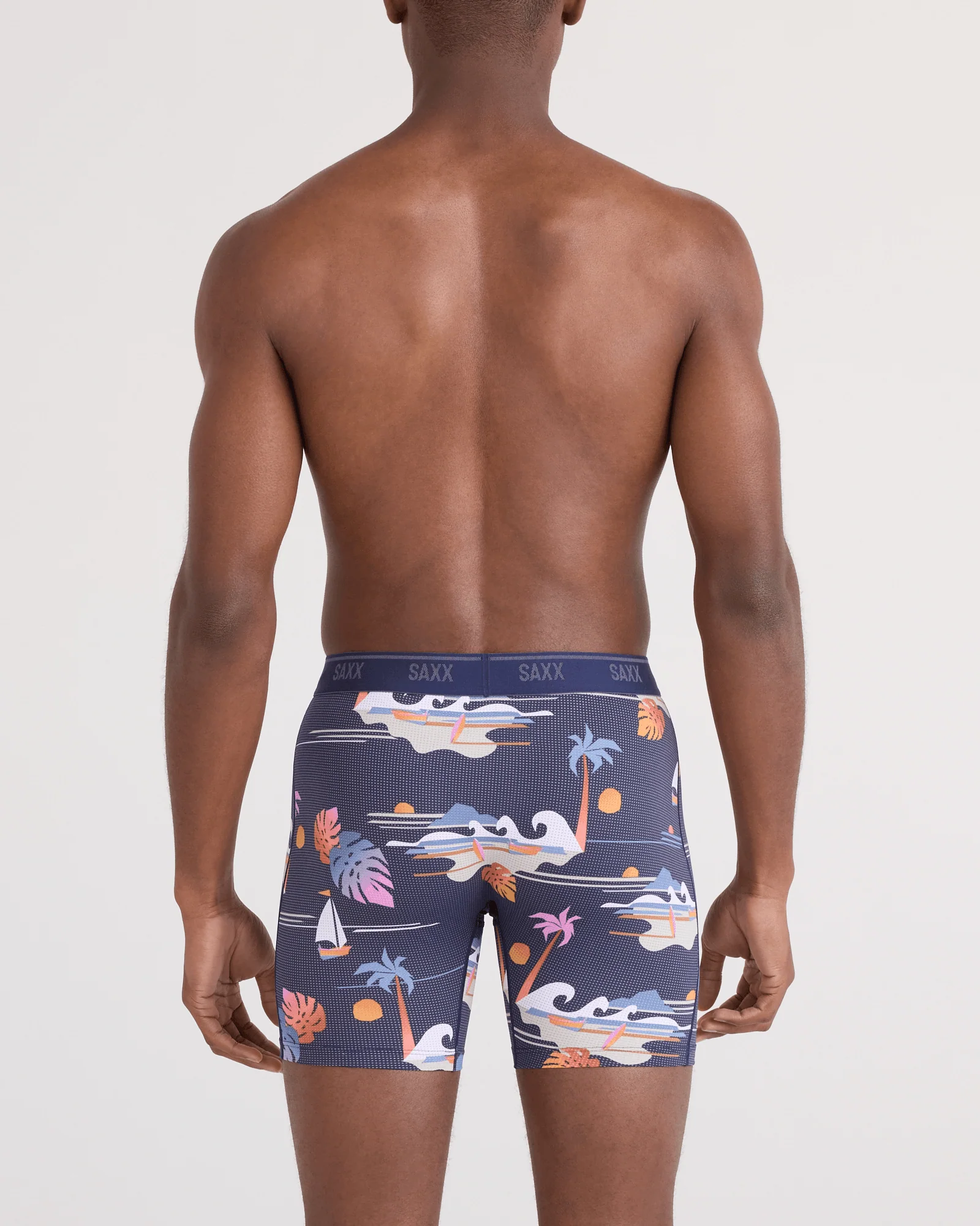 SAXX SXBB65FSAM - Quest Quick-Dry Mesh - Outlet - Maritime / Print - Bild 3