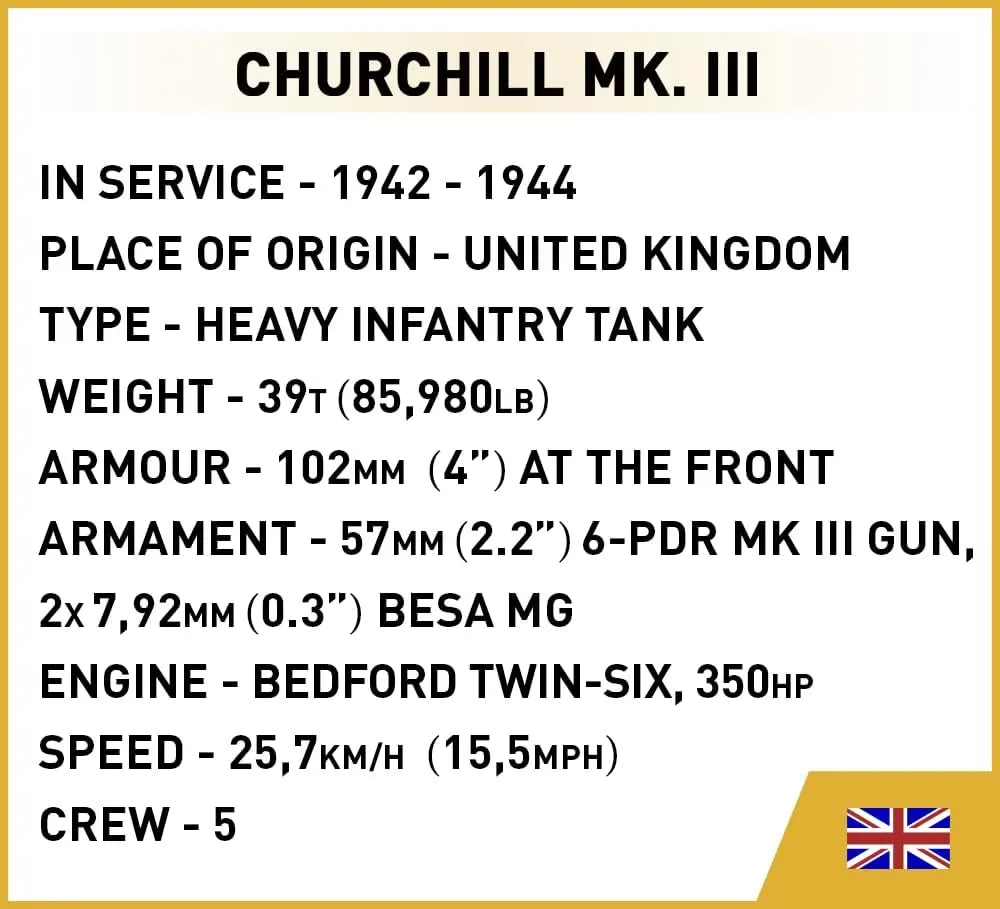 Cobi 3046 Churchill Mk. III Cobi 3046 Churchill Mk. III
