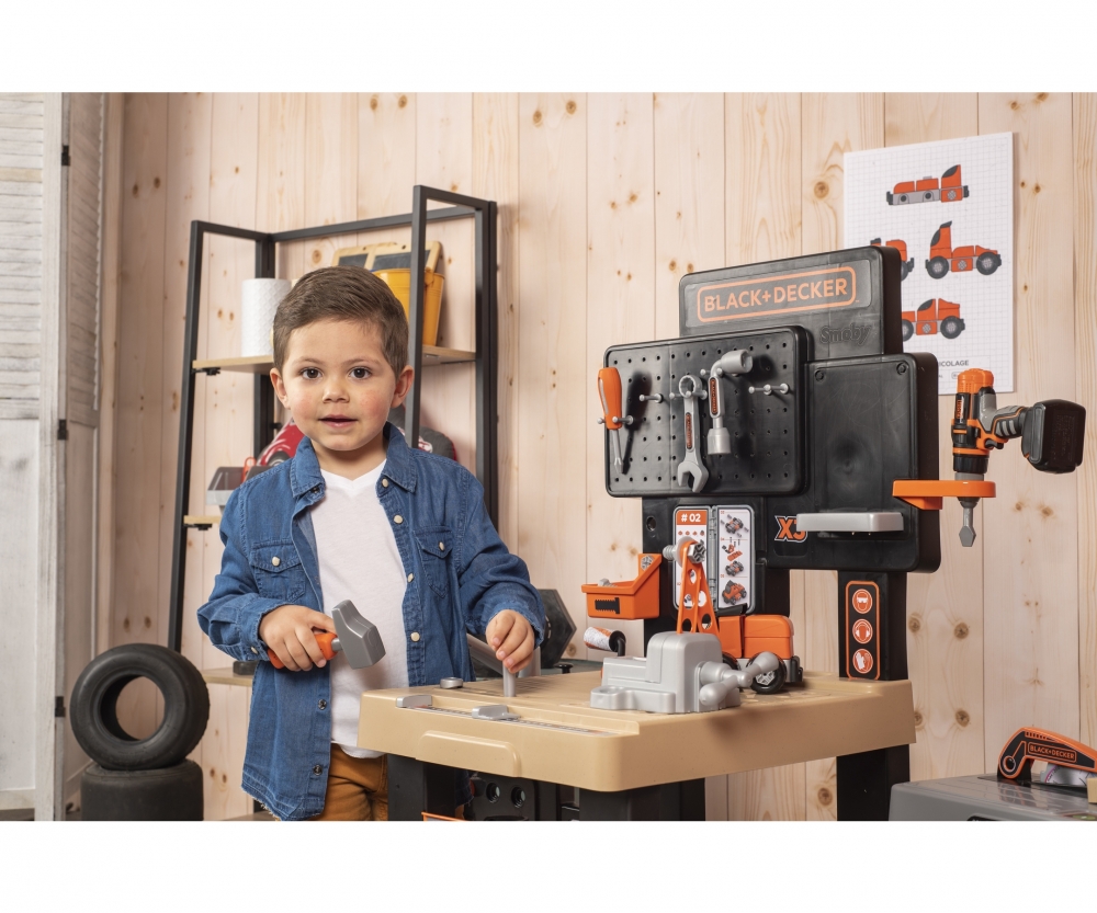 Smoby Smoby Black+Decker Werkbank Mega Center Smoby Smoby Black+Decker Werkbank Mega Center