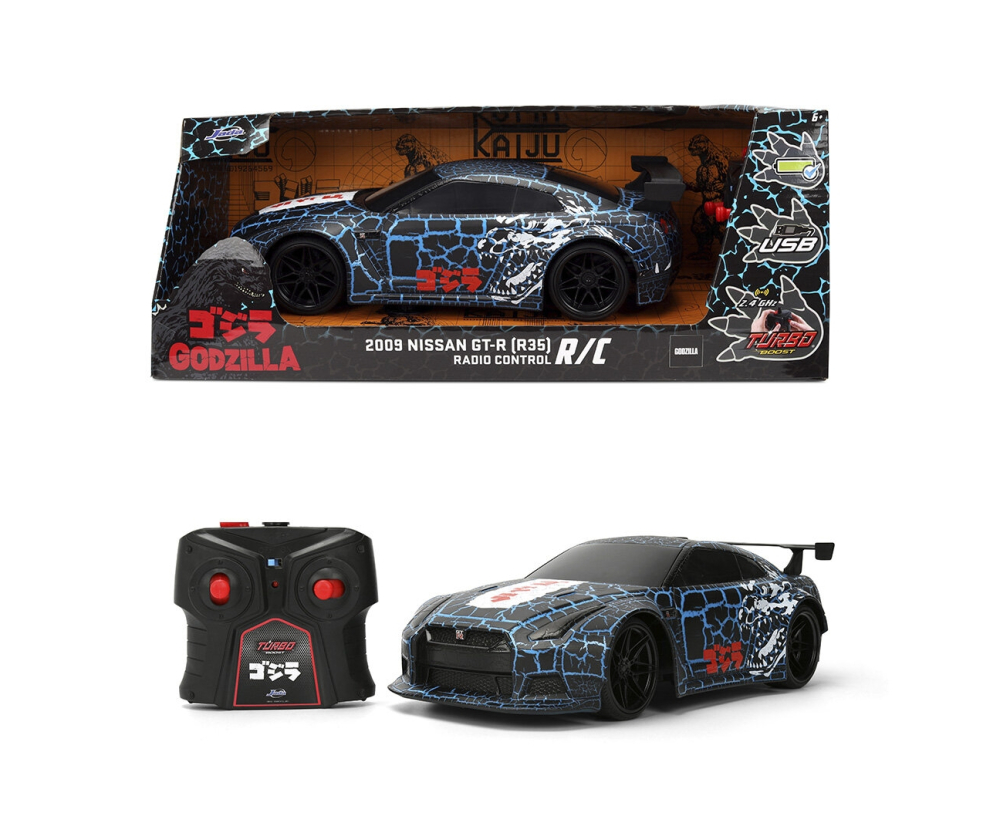 Jada RC Godzilla 2009 Nissan GT-R 1:16 Jada RC Godzilla 2009 Nissan GT-R 1:16
