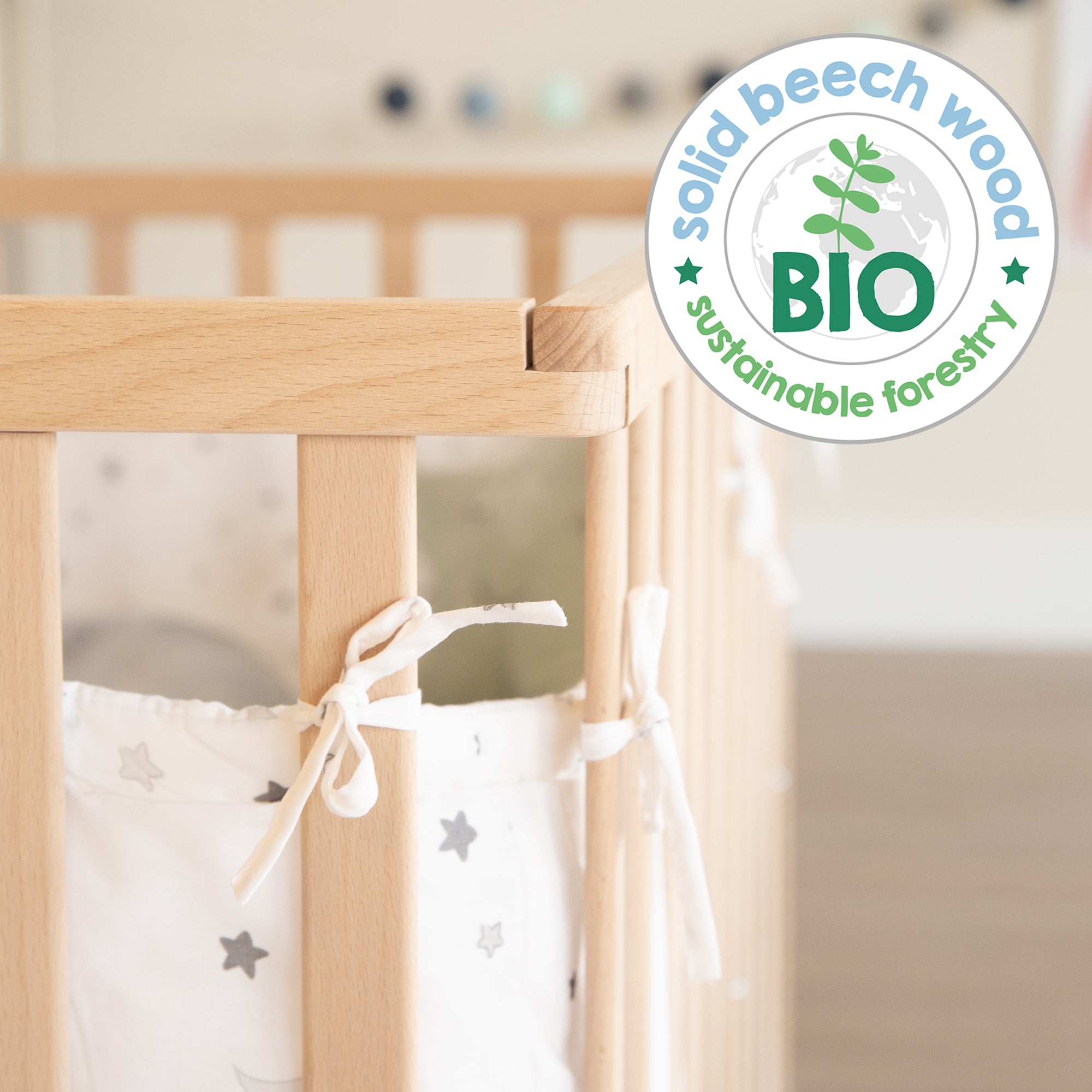 Roba 0241NAV235 Laufgitter 100x75 Sternenzauber grau Bio Buche natur - Bild 13 Roba 0241NAV235 Laufgitter 100x75 Sternenzauber grau Bio Buche natur - Produktbild 13